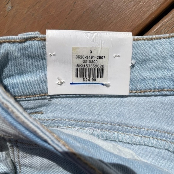 Denim Bermuda Distressed Jean Shorts - Picture 4 of 7